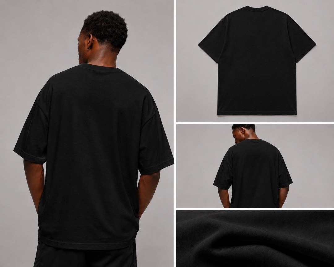 Oversized Suedine Premium — Neymar Legacy Preta  — foto 3